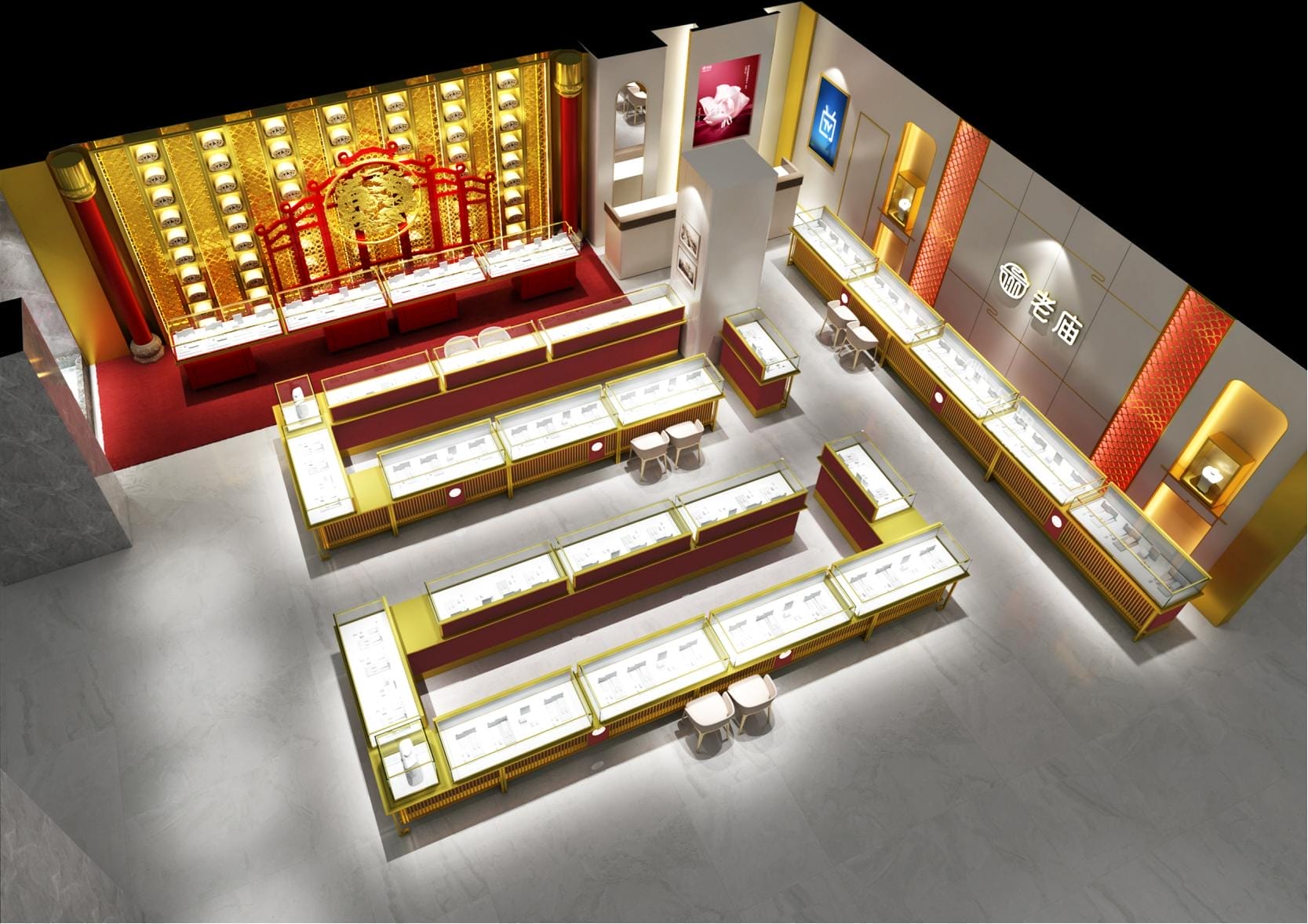 临泉老庙珠宝照明案例