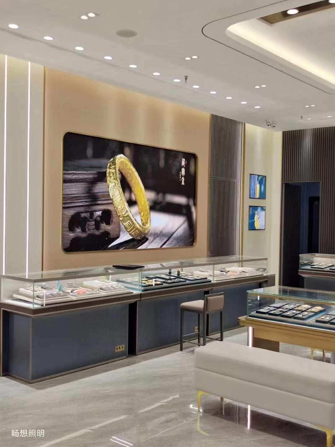 河南新乡老凤祥珠宝照明案例