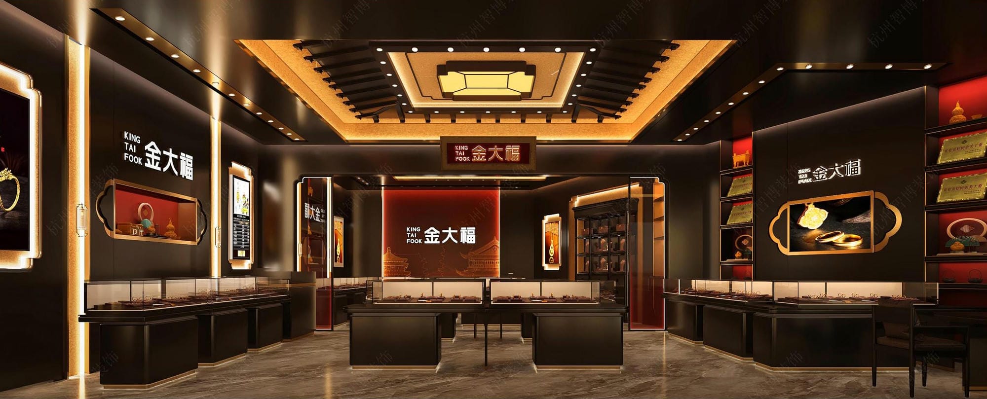 广德金大福珠宝照明案例