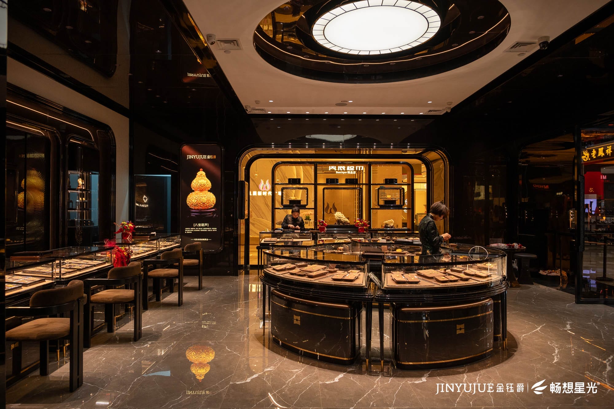 金钰爵珠宝照明案例：用光影科技重构高端珠宝美学体验