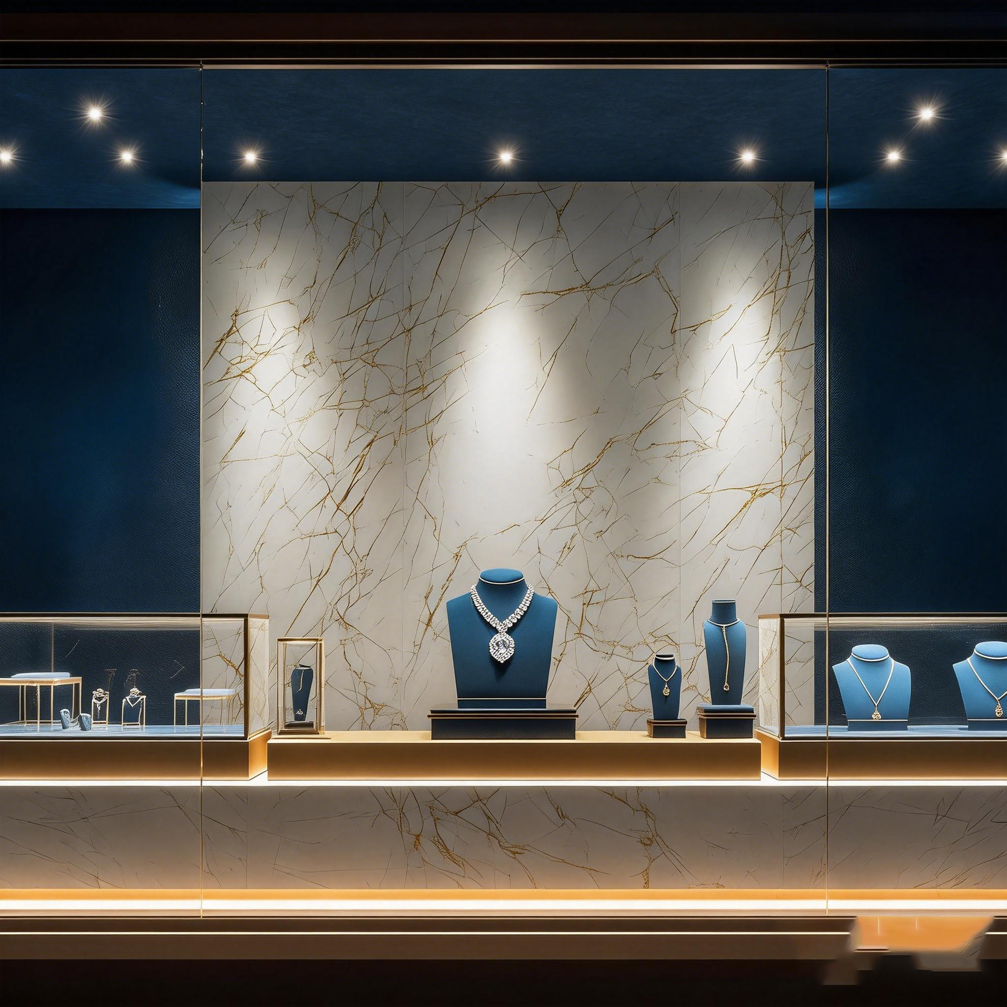 珠宝店灯光选对，质感翻倍