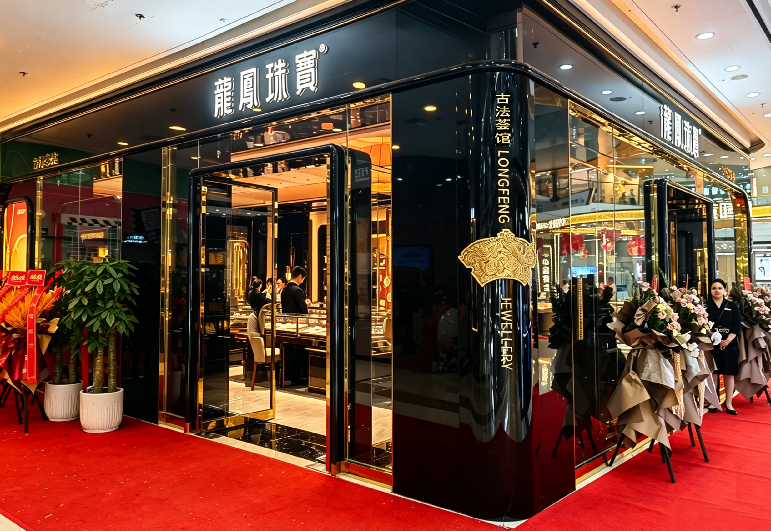 十堰万达龙凤珠宝古法荟馆照明设计案例